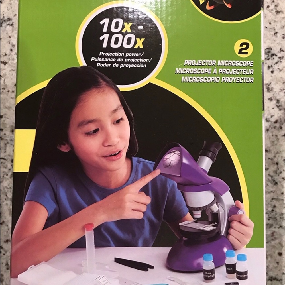 Student Microscope 3 Pc SET Edu Science Incl Smart Device Adapter & Activity Kit - Picture 2 of 8